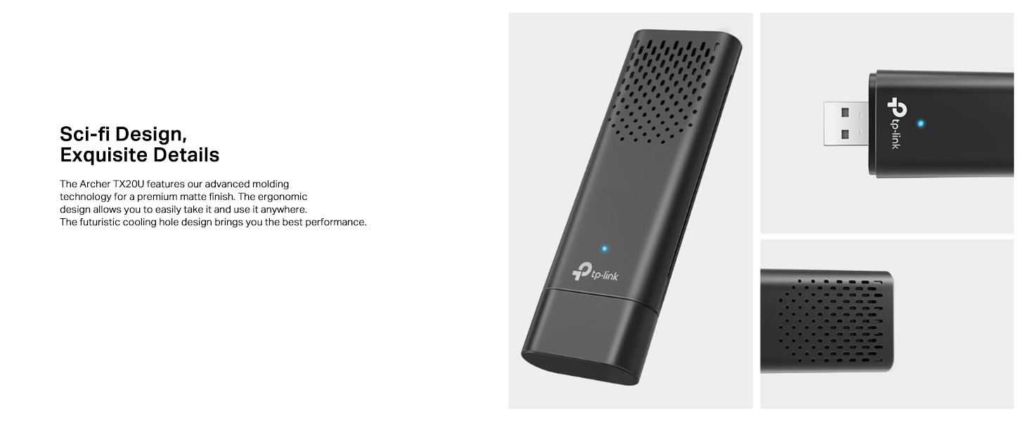 Archer TX20U AX1800 Dual Band Wi-Fi 6 Wireless USB Adapter
