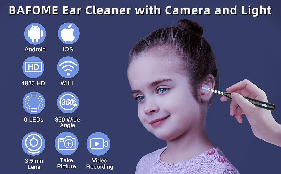 BAFOME Ear Wax Removal Tool Kit, Earwax Removal Kit Ear