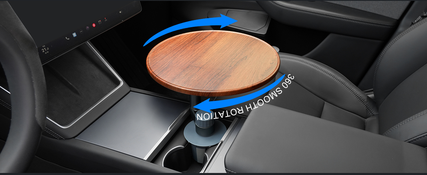 360° Rotating Cup Holder Tray Organizer