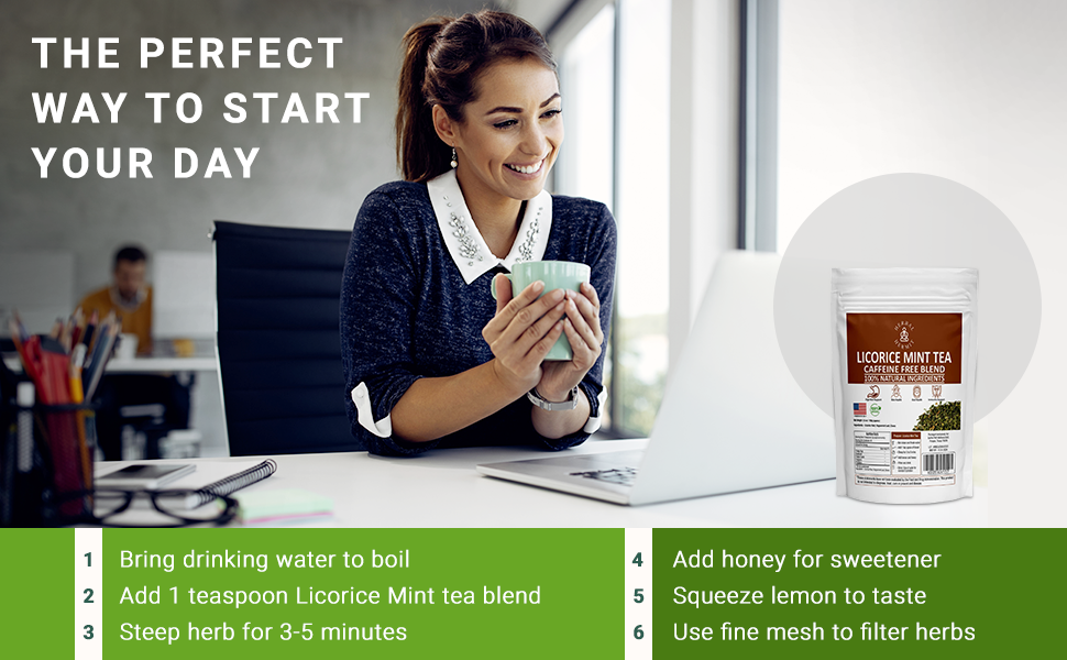 Licorice Root Tea with Egyptian Liquorice, Peppermint