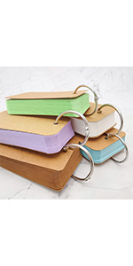 単語カード 単語帳 暗記カード 暗記カードリング 学習帳 テスト 単語帳 大きめ メモ帳 暗記効率アップ 英語 語学 公式 歴史 試験資格 勉強 計画 漢字学習用品