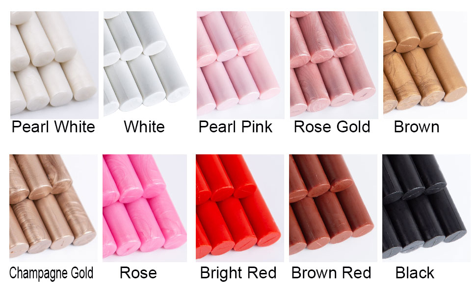 Wax Seal Stick, Vosypoky 16 Pieces Glue Gun Wax Seal Stick for Wax Seal