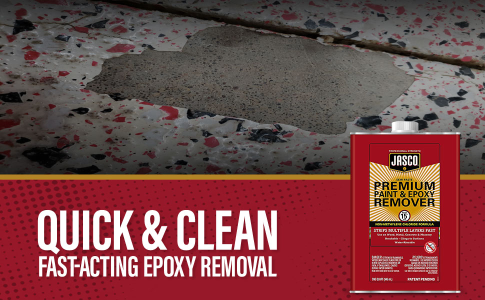 Multiple Paint Remover Jasco QJPR501SC 1 Qt Premium Paint & Epoxy Remover Furniture