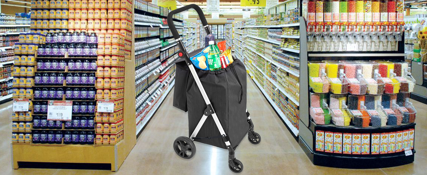 carro compra plegables