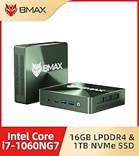 BMAX B6 Power／Core i7-1060NG7ミニPCCore i7 Amazon.com: Bmax B6 Power Mini PC, Intel Core i7-1060NG7