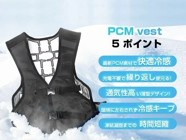 Amazon.co.jp: [Arcanice] pcmベスト 2025年モデル 冷却ベスト