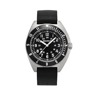 ベンラス BENRUS TYPE-I SILVERミリタリーウォッチ 復刻モデル Amazon.co.jp: [ベンラス]BENRUS 腕時計 メンズ TYPE-I SILVER