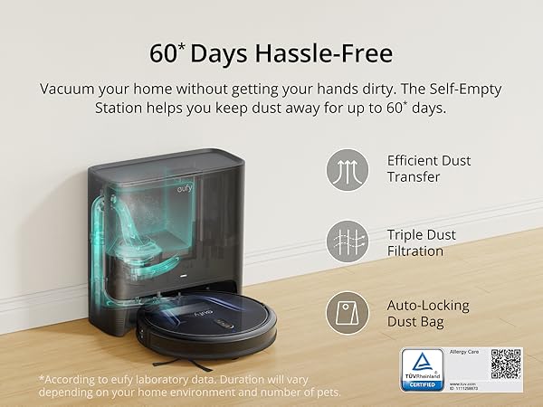Amazon.com: eufy by Anker,eufy Clean G40+ 機器人吸塵器,自動
