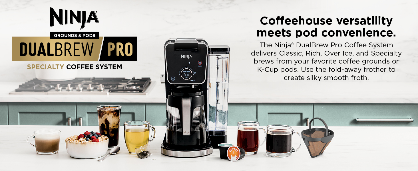 Ninja CFP307 DualBrew Pro Specialty Coffee System, Single