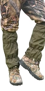 Snake gaiters, Boot gaiters, gaiters for hiking