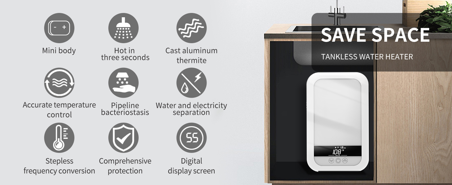 4500W Tankless Water