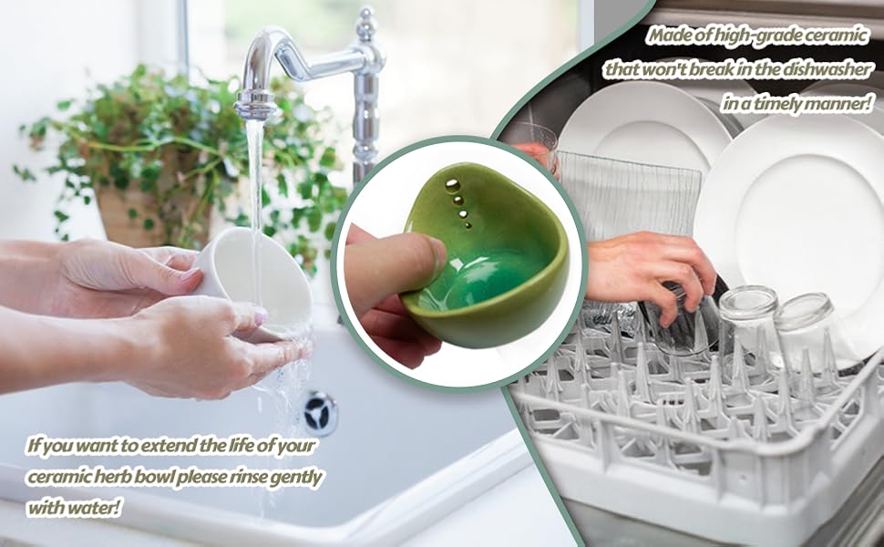 Earthenware Herb Stripping Bowl