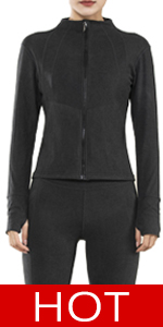 Workout Running Track Jackets for women's