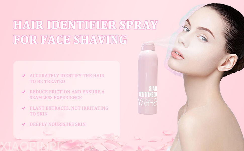 Hair Identifier Spray for Face Shaving
