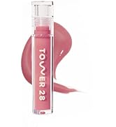 Tower 28 ShineOn Milky Lip Jelly, PISTACHIO, Non-Sticky, Hydrating Vegan Lip Gloss in Milky Nude ...
