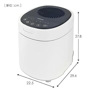 YAMAZEN 山善　加湿器 KS-L30　スチーム式加湿器 Amazon.co.jp: [山善] 加湿器 加熱式 スチーム式 上から給水