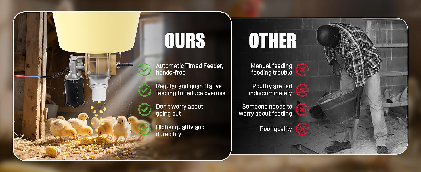 automatic chicken feeder