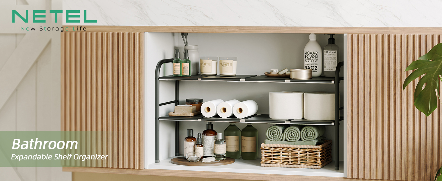 Expandable Cabinet Shelf Organizer 