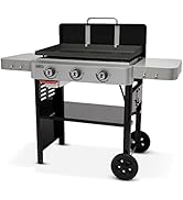 Weber 28" Gas Griddle, 3 Burner, Black