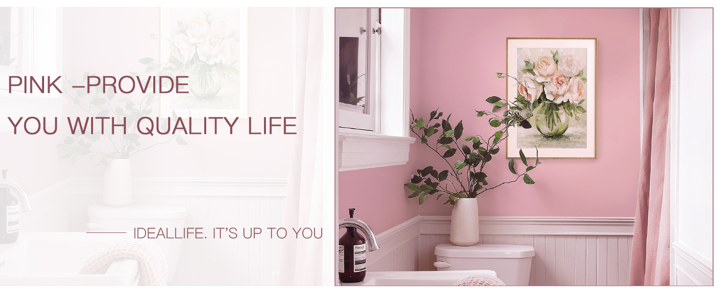 Peel and Stick Wallpaper Pink Contact Paper Thickening Renter Friendly