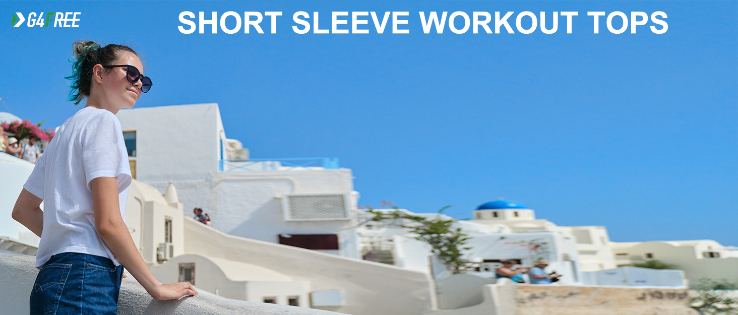 women short sleeve workout tops