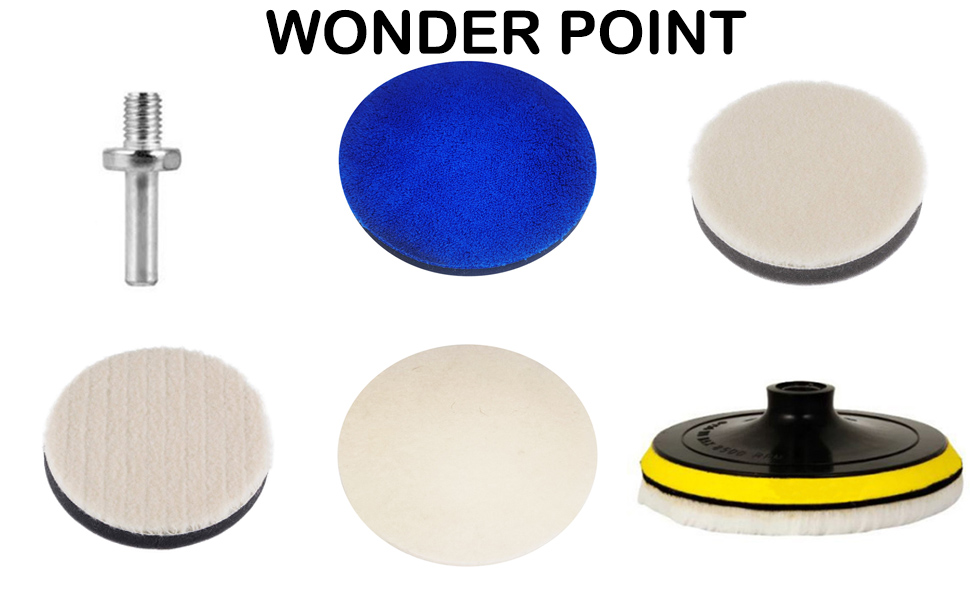 Buffing Waxing Polishing Sponge Pads Kit Set For Car Polisher Clean Drill 24pcs