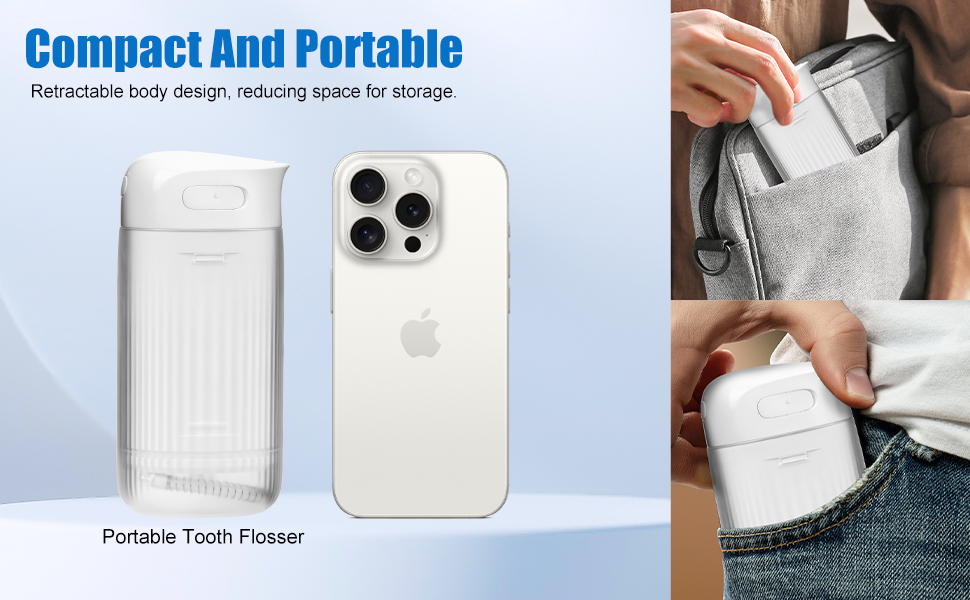 Compact And Portable Retractable body design, reducing space for storage