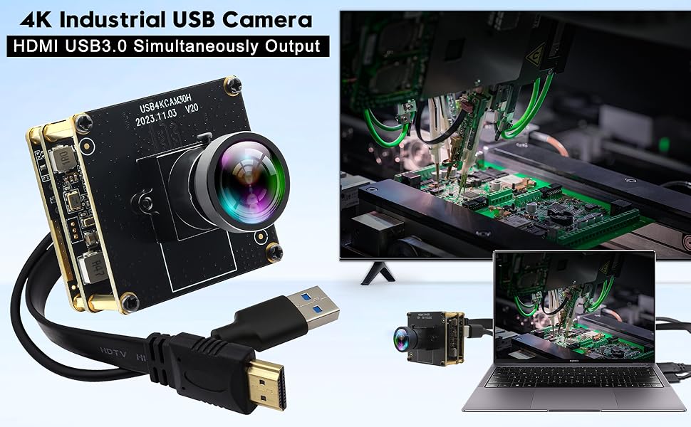 【開封済・未使用】ELPCAM HDMI 60fps USBカメラ ELP ４K Amazon.co.jp: ELP HDMI USBカメラ 60fps 高速カメラ 4K HDMI