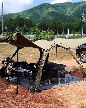 Amazon.co.jp: TOMOUNT パップテント TC ソロテント ポリ