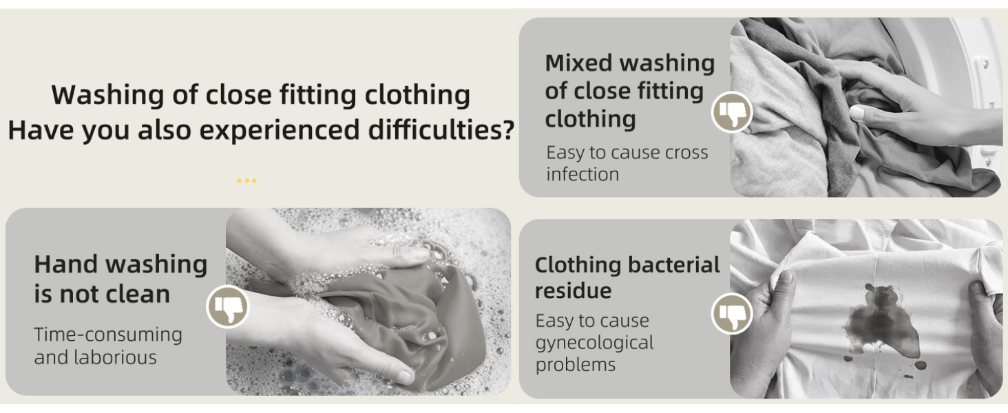 Portable Mini Washing Machine for Underwear, Socks, Baby Clothes – Rechargeable Cordless Compact Washer for Small Loads, Travel & Dorm Use – USB Charging Laundry Machine for Home, Apartment, RV 20 1