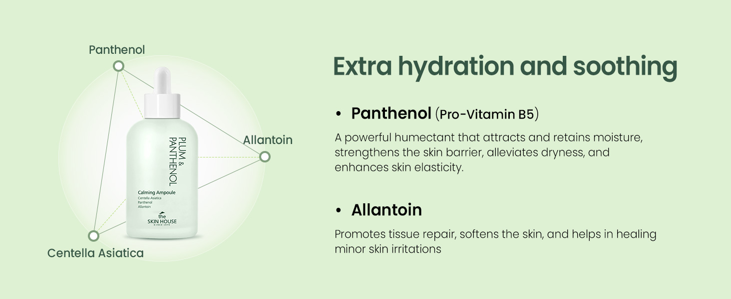 PLUM &amp; PANTHENOL Calming Ampoule