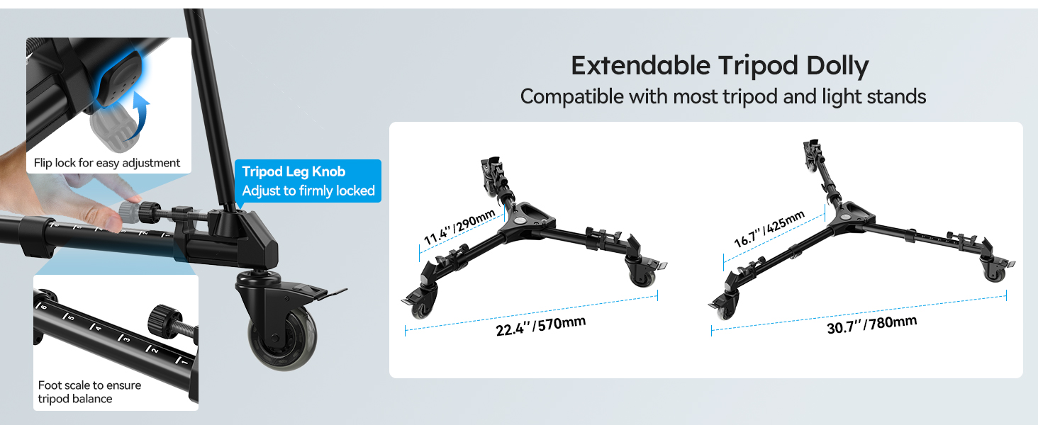 Rolling Tripod Dolly