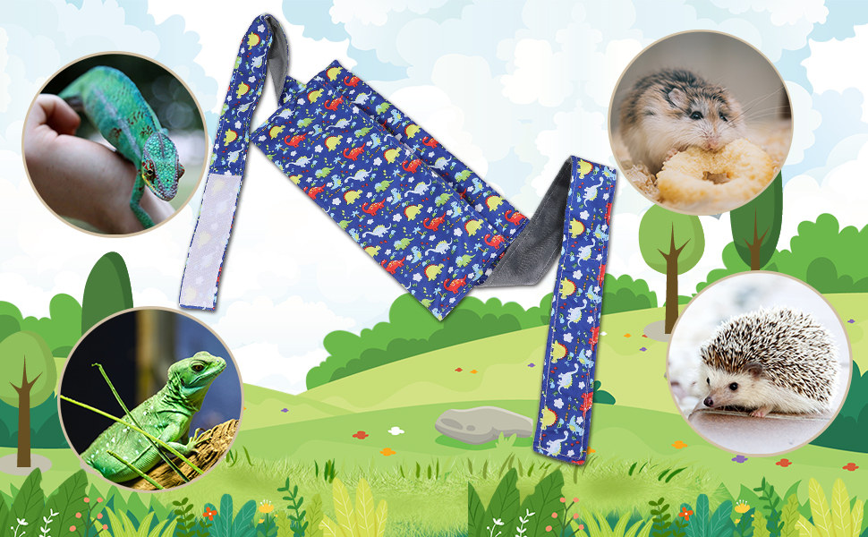 NIBESSER Bearded Dragon Carrier, Small Animal Sling