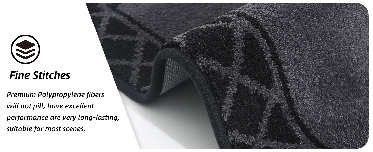 BEQHAUSE DoorMat Dirt Trapper Mat Absorbent Low