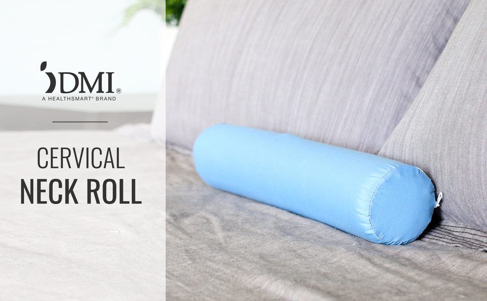 DMI Lightweight Comfort Foam Neck Roll Leg Rest Back Support Pillow for