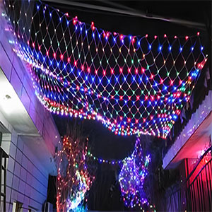 outdoor net mesh lights