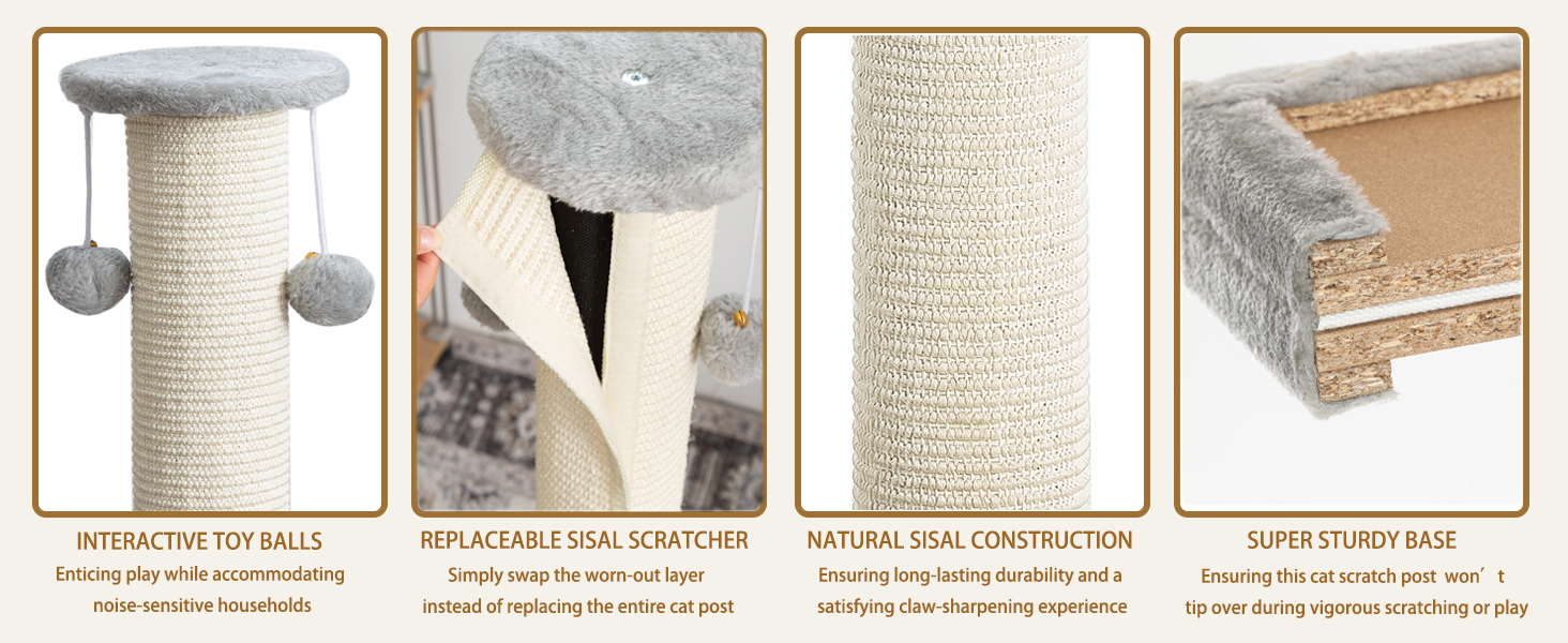 Kilodor cat scratching post