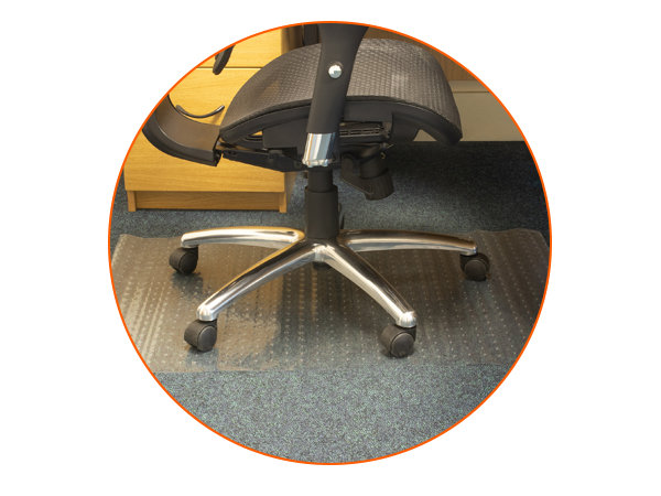 Jazooli Office Chair Mat For Carpet Floors 100cm X 68cm | INDIA