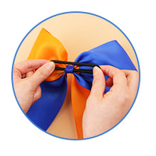 Elastic rubber hair band