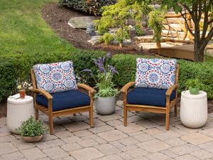 Deep seat set conversation set cushion outdoor blue cushion patriotic