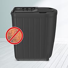 semi-automatic machine, 6kg,6.5kg, whirlpool, washing machine, grey, 5 star, Fast drying