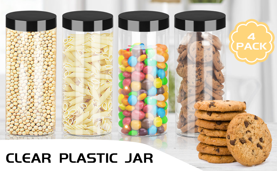 plastic mason jars