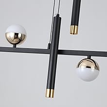 ORANOOR Modern Dimmable LED Wave Pendant Light for Dining