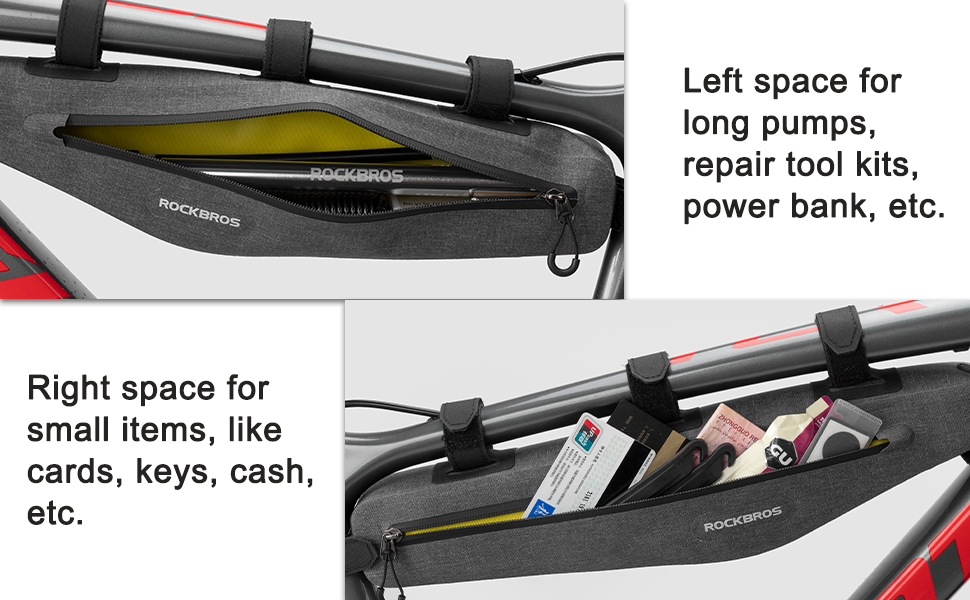 ROCKBROS Bicycle Bag 100 Waterproof Bicycle Frame Bag Top Tube Bag