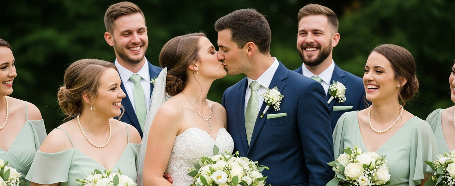 sage green ties for wedding