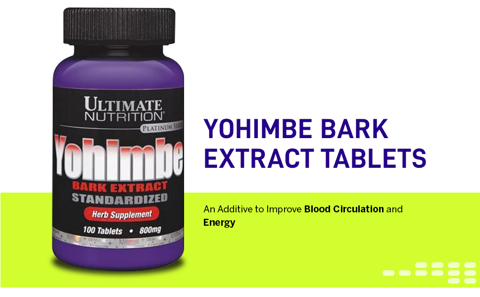 Yohimbe Bark Extract Tablets