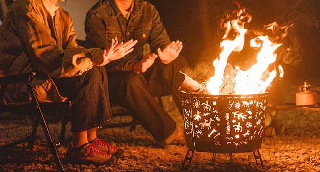 ネイチャーハイク焚き火台 Naturehike Totem 焚き火台 折りたたみ式 五徳付き 灰受け付き