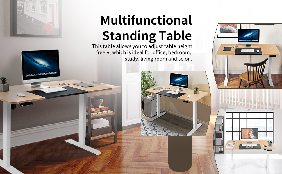 Electric Standing Desk Stand-up Ergonomic Computer Workstation Smart Controller 15 5