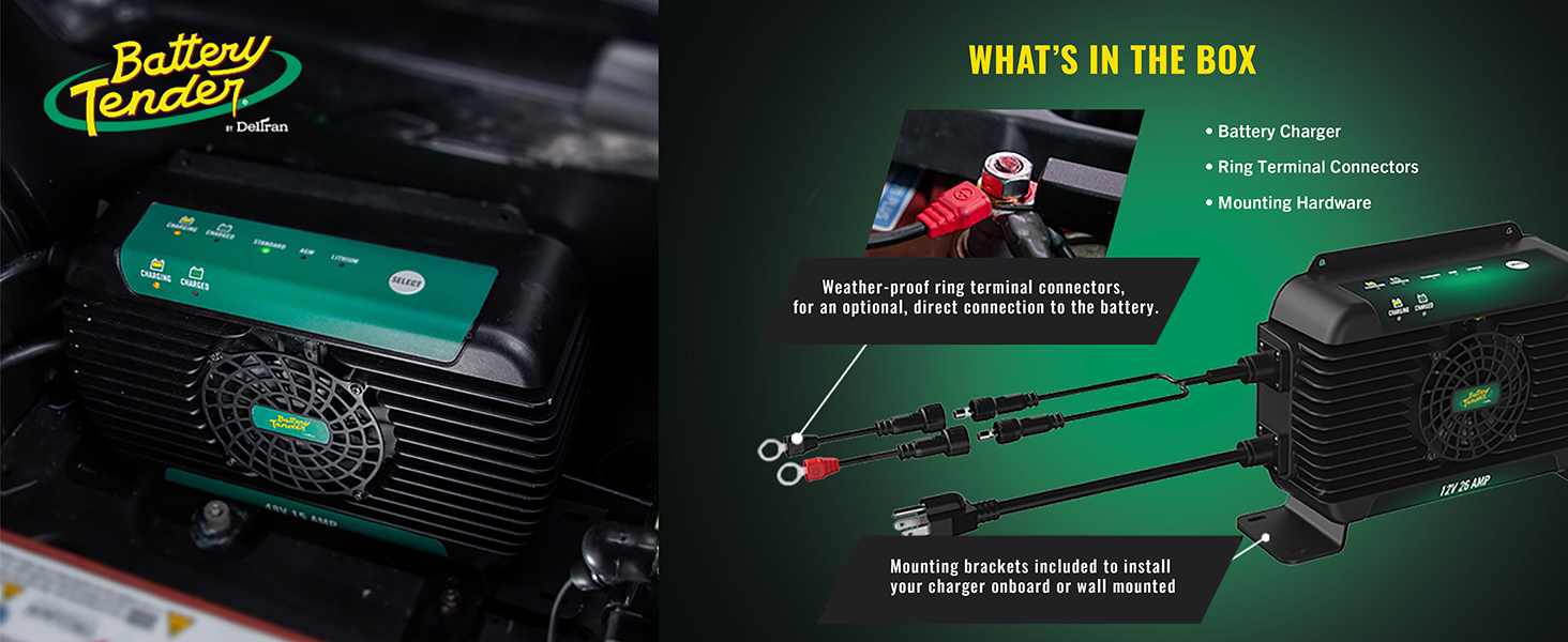 Battery Tender PowerPlus 48V, 15 AMP OnBoard Battery