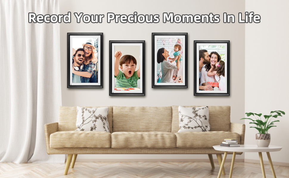 QOCEN Digital Photo Frame 15.6 Inch Large Digital Picture